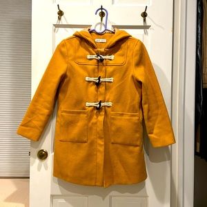 SHEIN girls hooded duffle coat 10Y